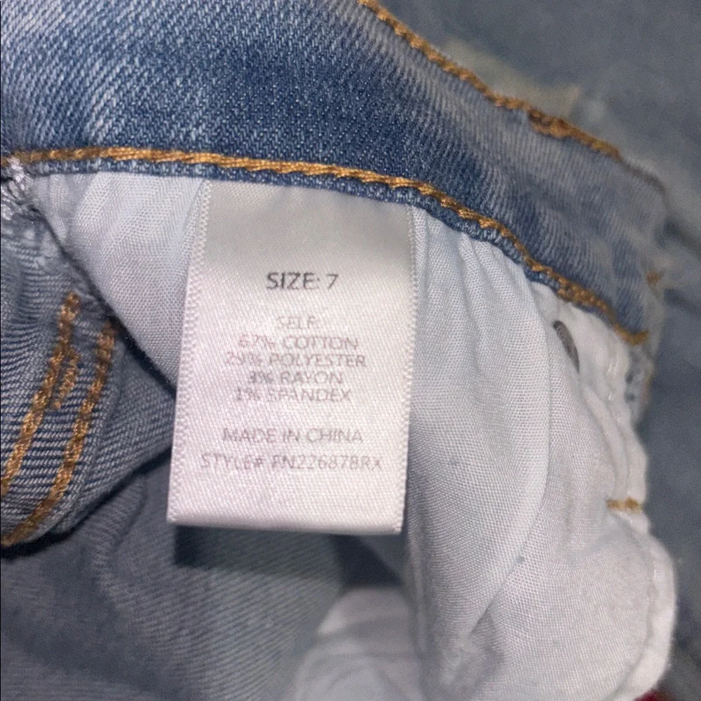 Fashion Nova Light Blue Flare Jeans - Picture 4 of 6